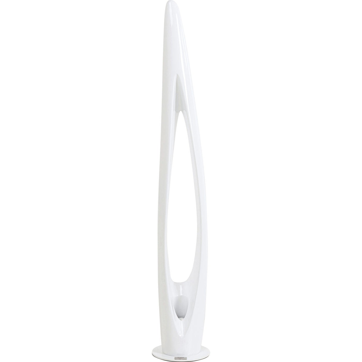 Kare Design Vloerlamp Flow Flame 132cm wit