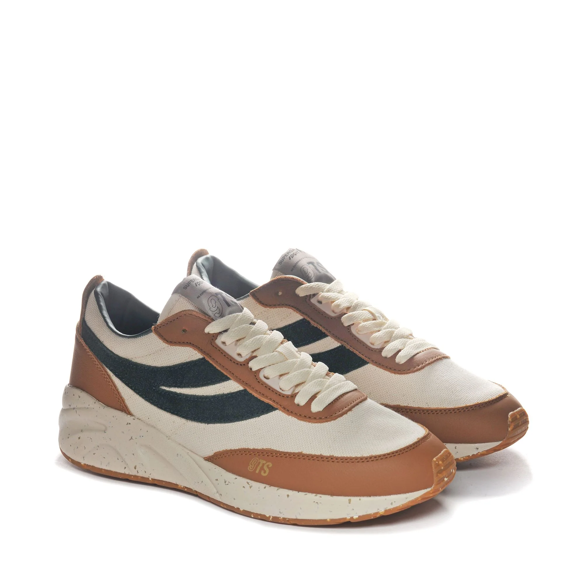 4089 TRAINING 9TS SLIM CANVAS LEATHER HAIRY SUEDE