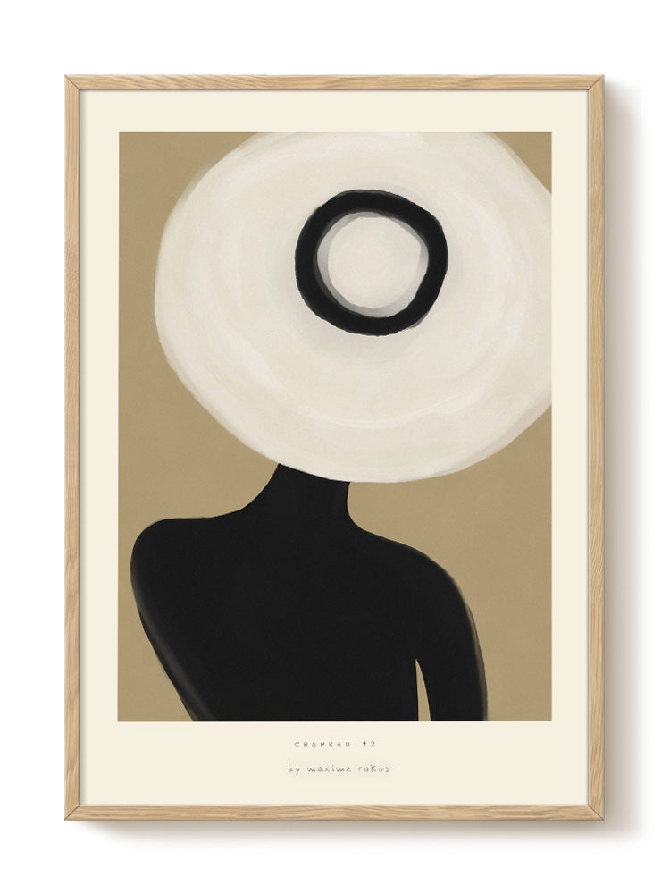 Maxime - Chapeau #2 - PSTR studio Kunst Poster