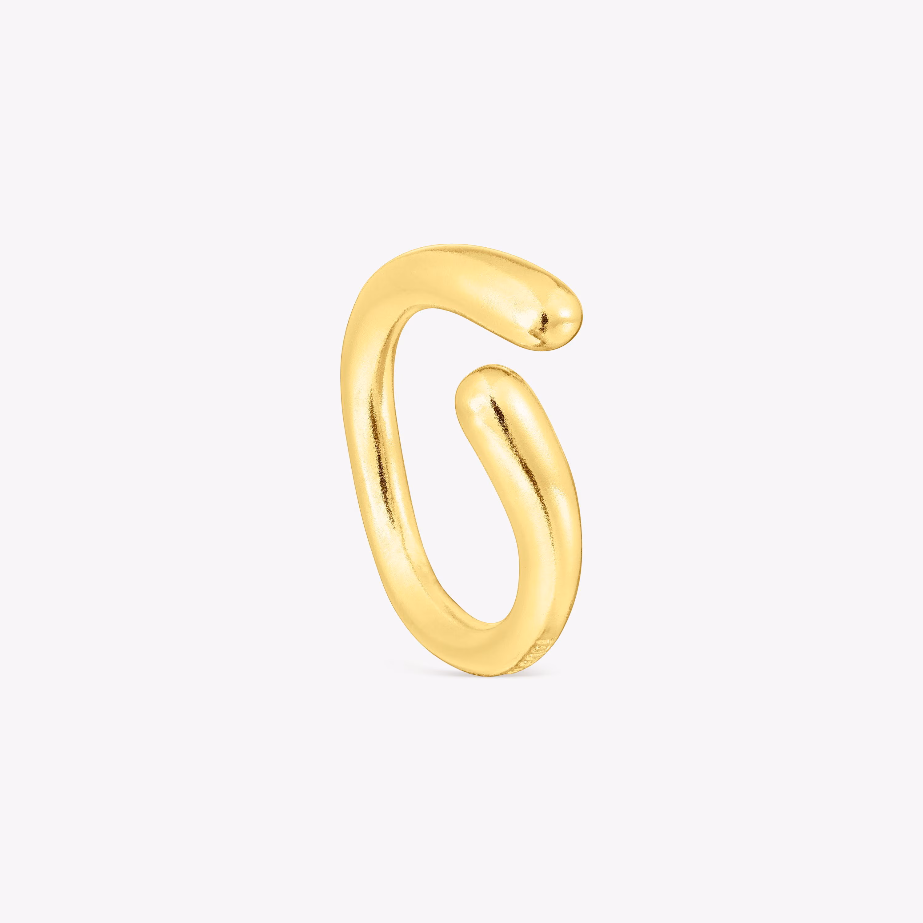 Anillo abierto de plata vermeil New Hav