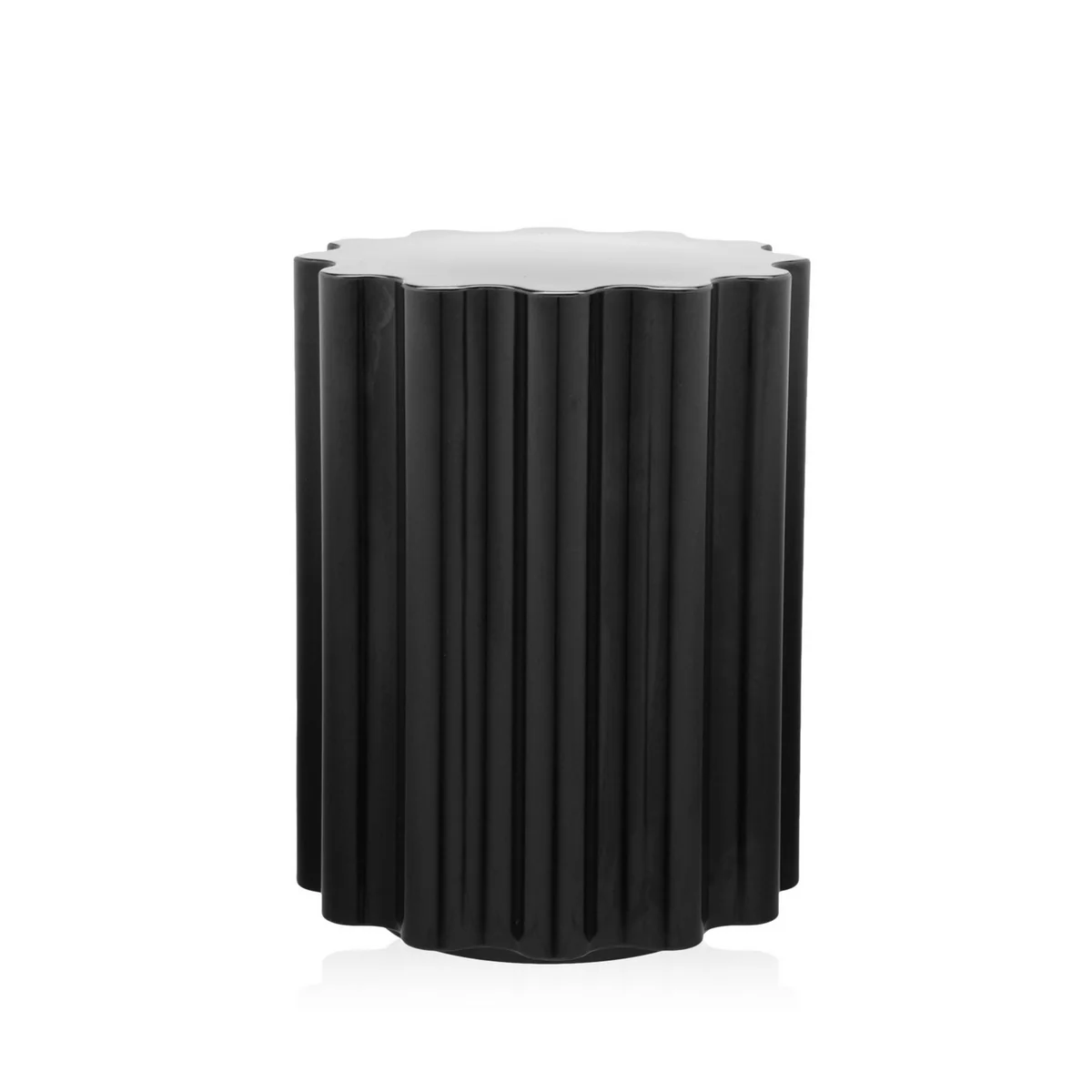 Kartell - Colonna Hocker/Beistelltisch, schwarz