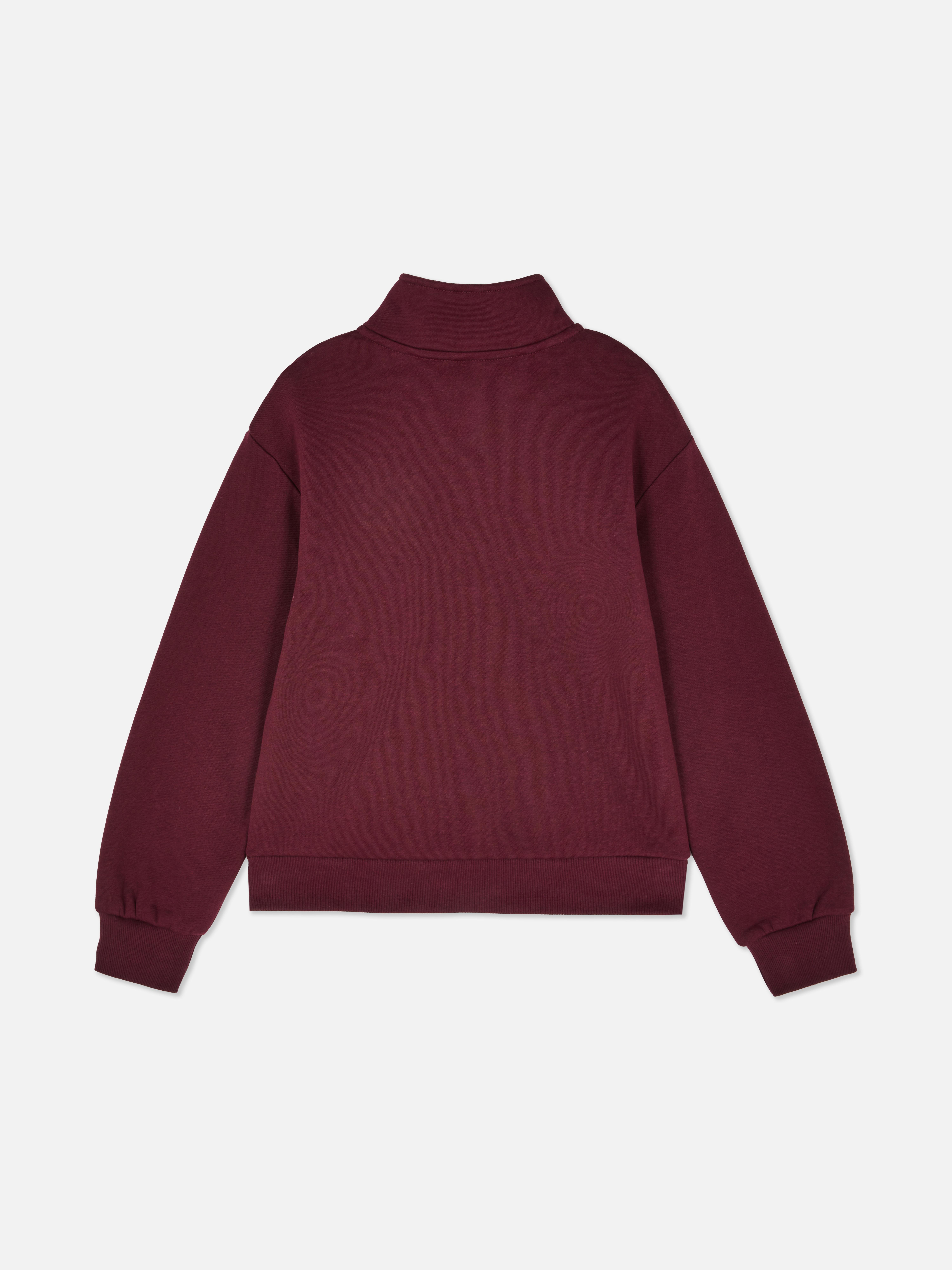 8-15yrs | Half-Zip Funnel Neck Sweatshirt