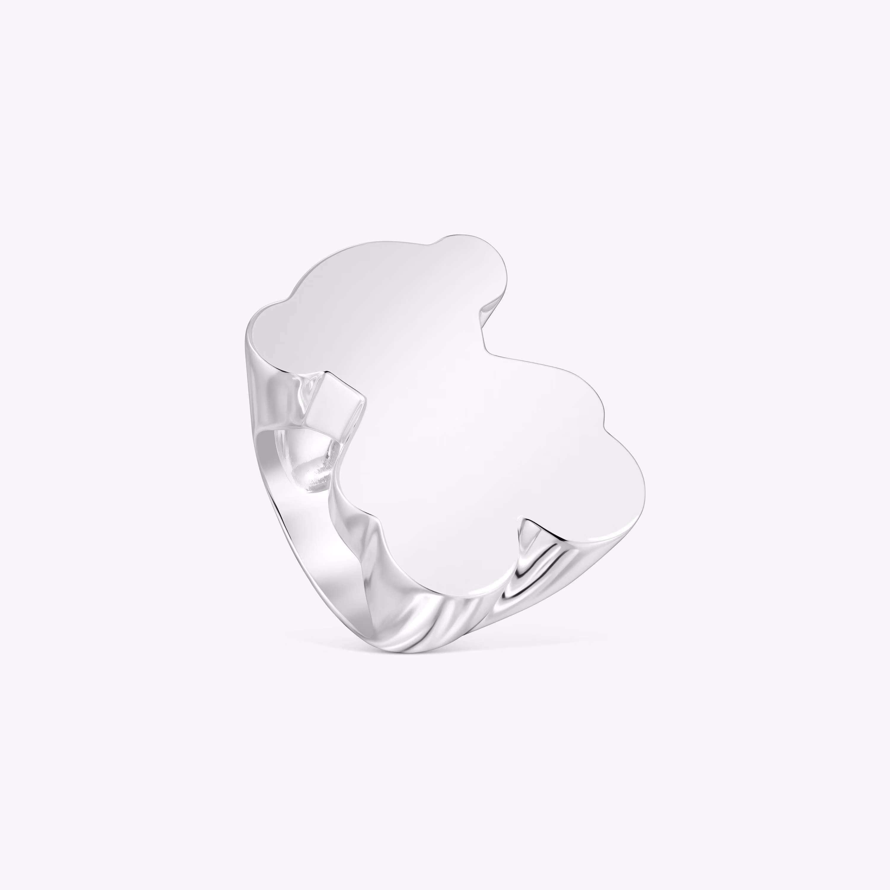 Anillo sello de plata oso 30 mm  Sweet Dolls