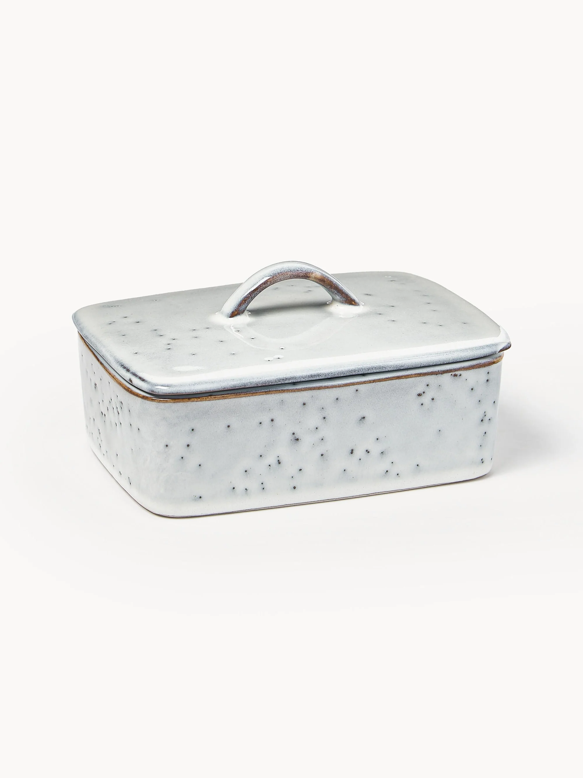 Handgefertigte Butterdose Nordic Sand