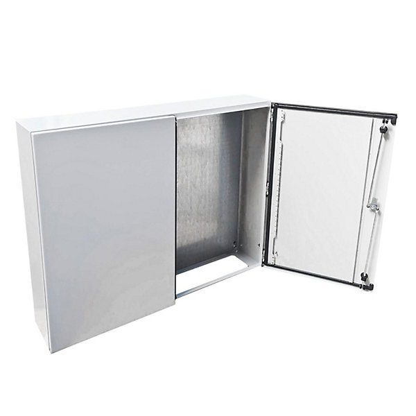 Armoire électrique En Métal étanche Ip55 - 800x1000x300 - 2 Portes - Plaque Fournie - Argenta Ide