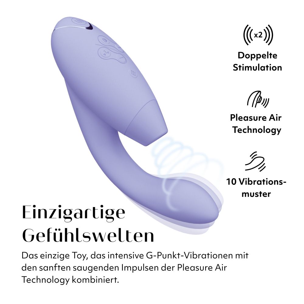DUO 2 - Der fortgeschrittene Dual-Stimulator für Klitoris und G-Punkt