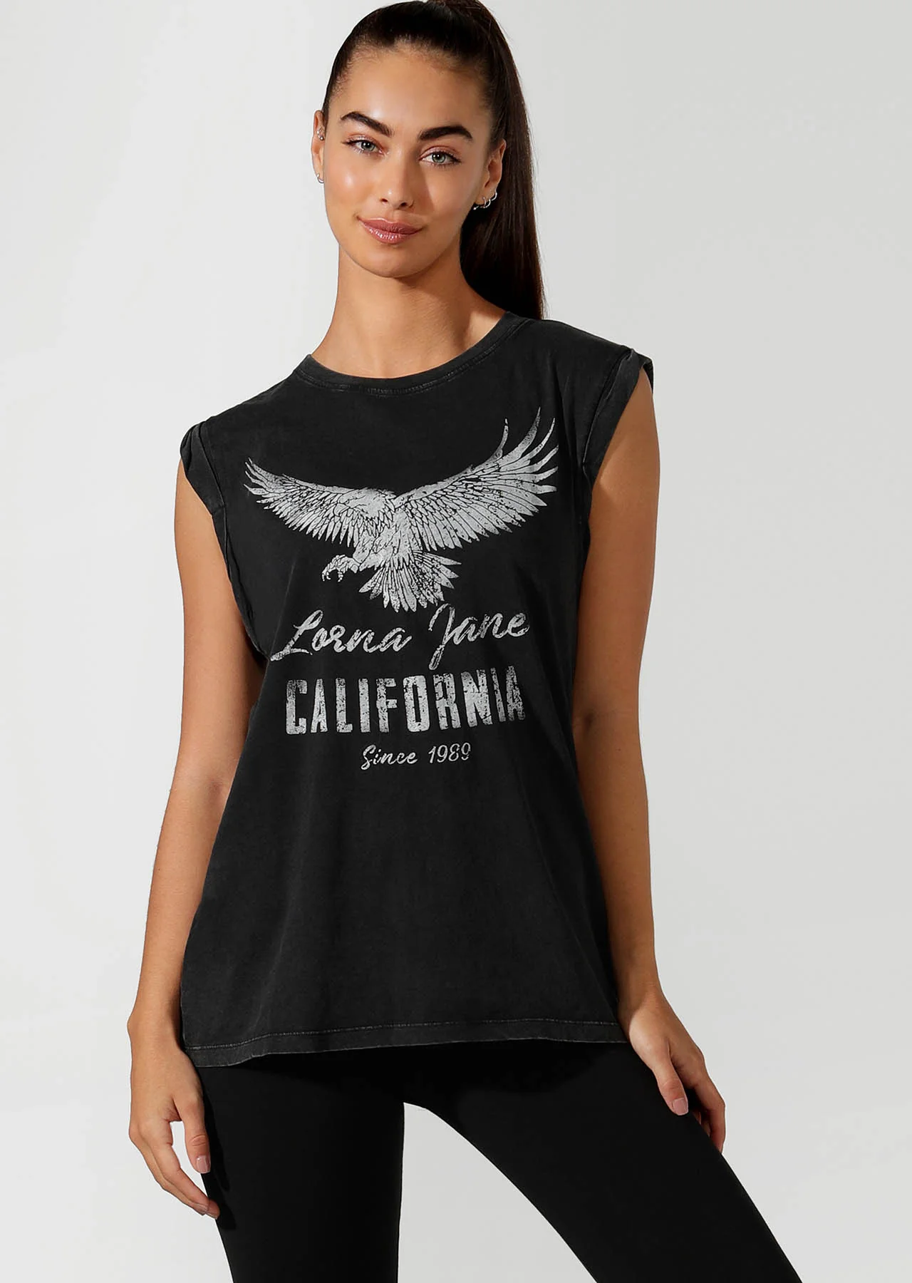 California Rolled Sleeve Tee