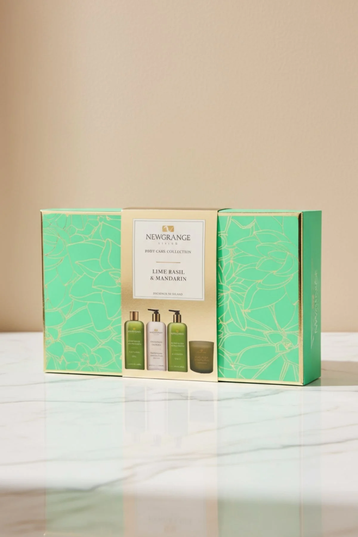 Set Of 4 Lime Basil & Mandarin Luxury Body Care