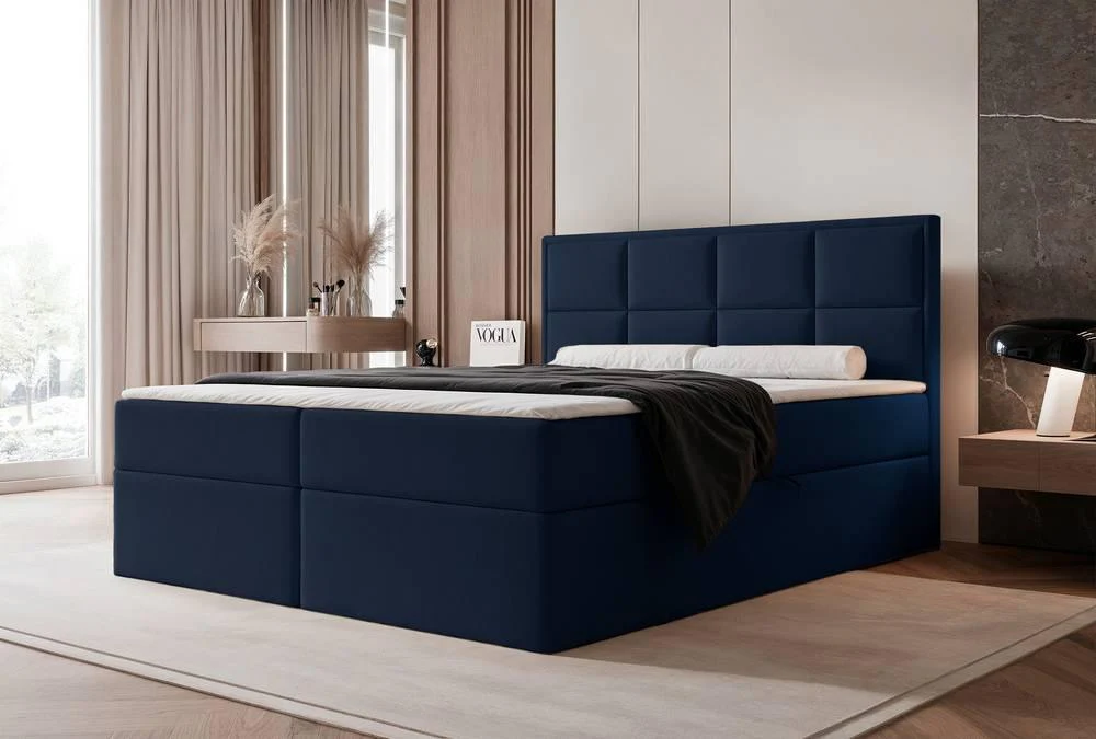 Boxspring Antonia velvet met opbergruimte 180x200