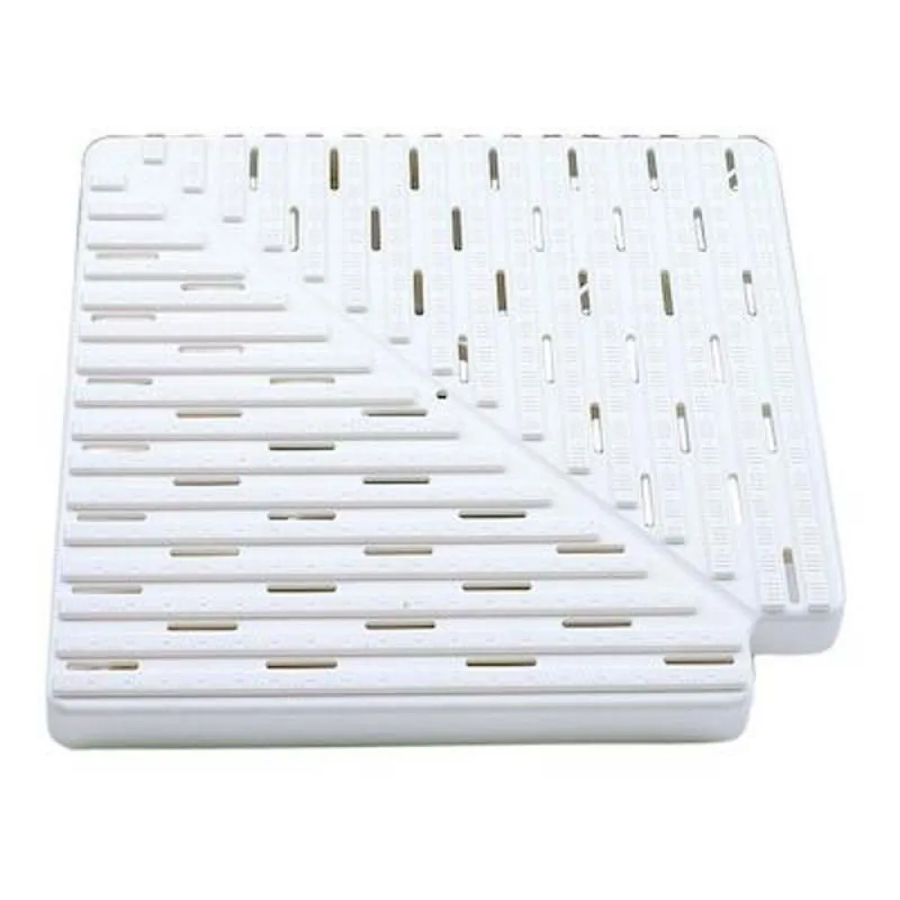 Astralpool 22381 90º h22mm L300mm L1_295mm Corner plastic tiles for overflow channel