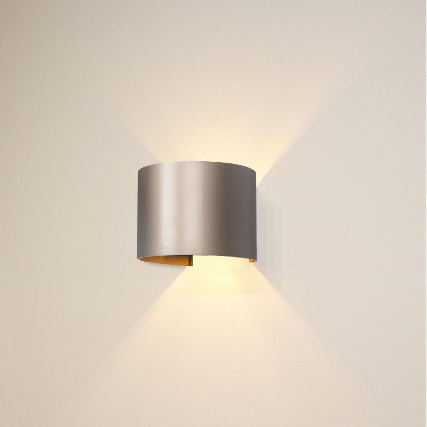 Artdelight Wandlamp Gyro B 13 cm champagne