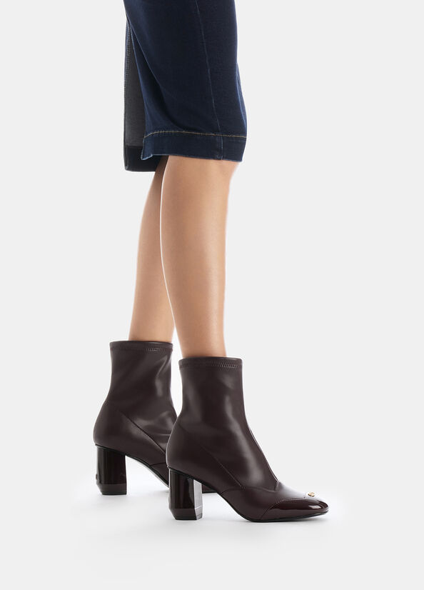 Stivaletti con tacco largo