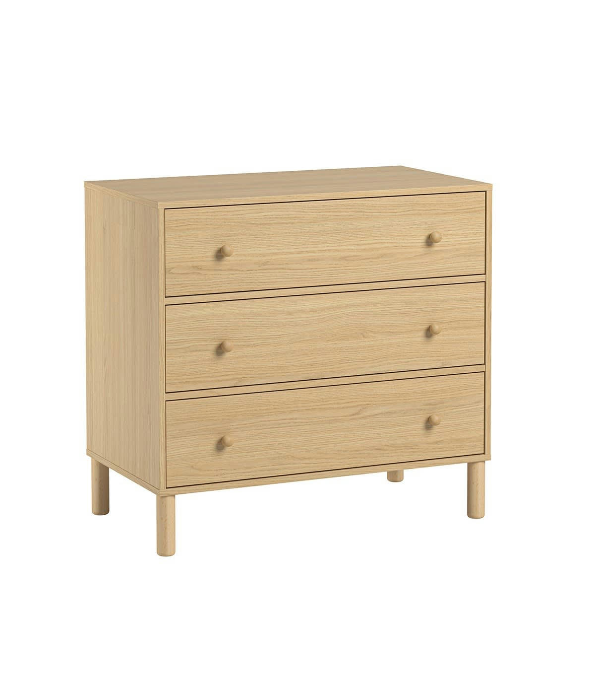 TELA - Commode 3 tiroirs - L90 cm