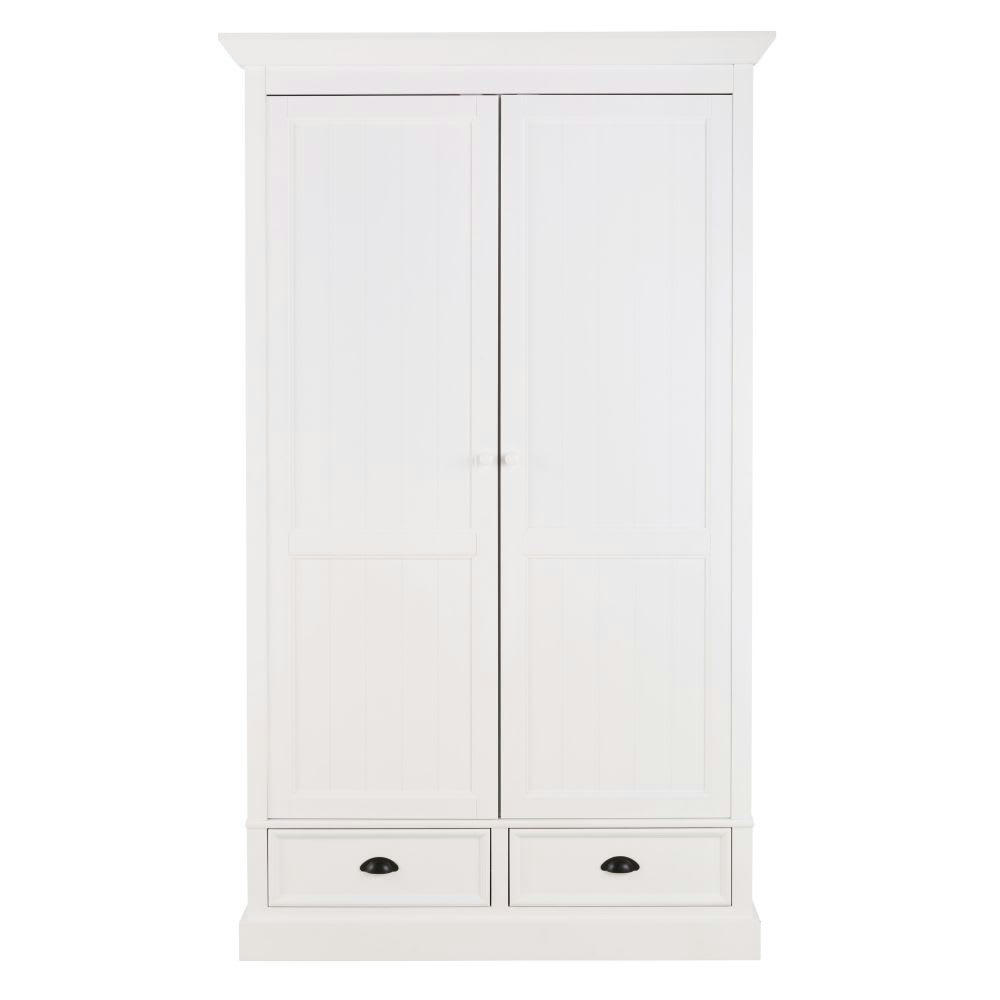 Newport - Dressing 2 tiroirs blanc