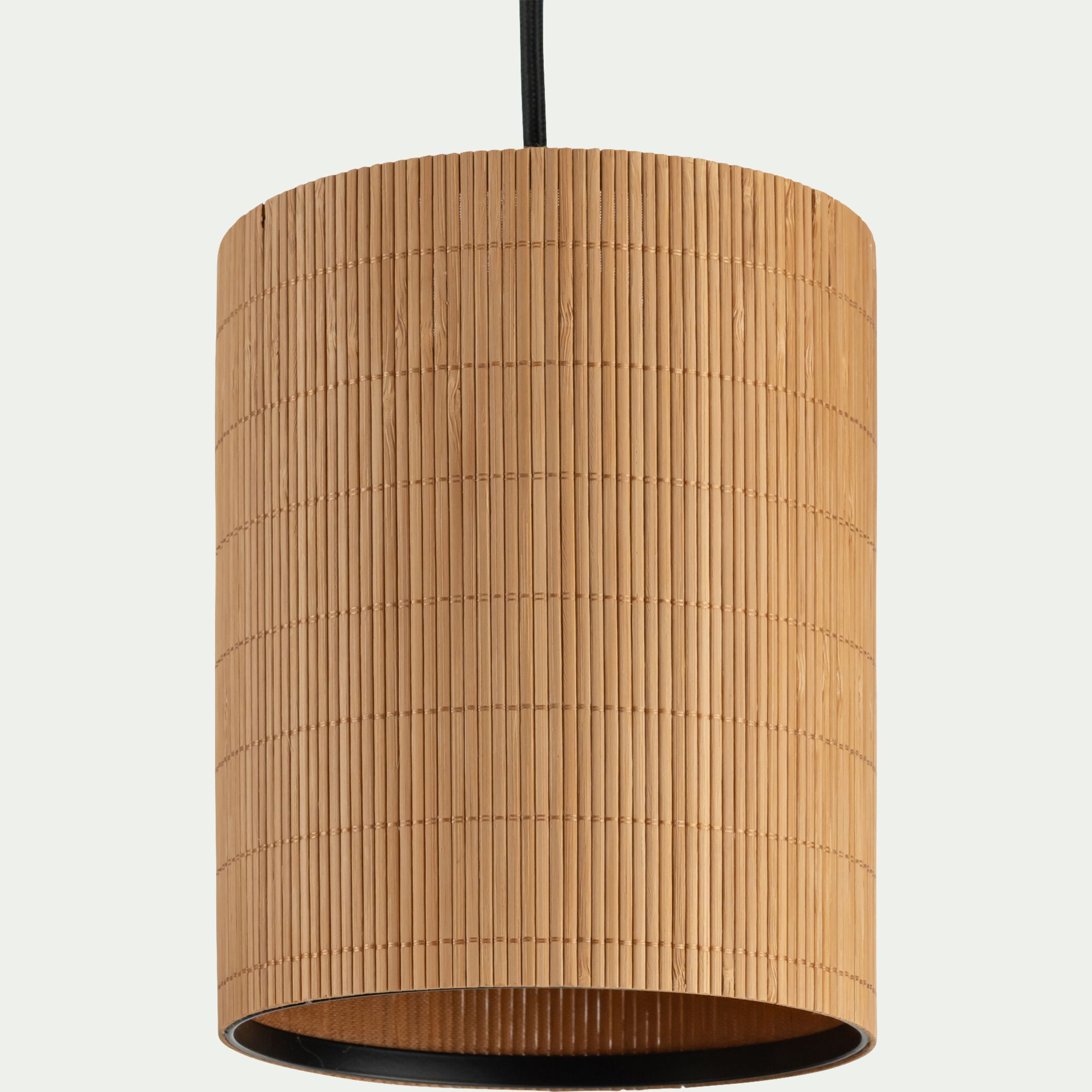 PIANA - Suspension électrifiée triple en bambou L61cm - naturel