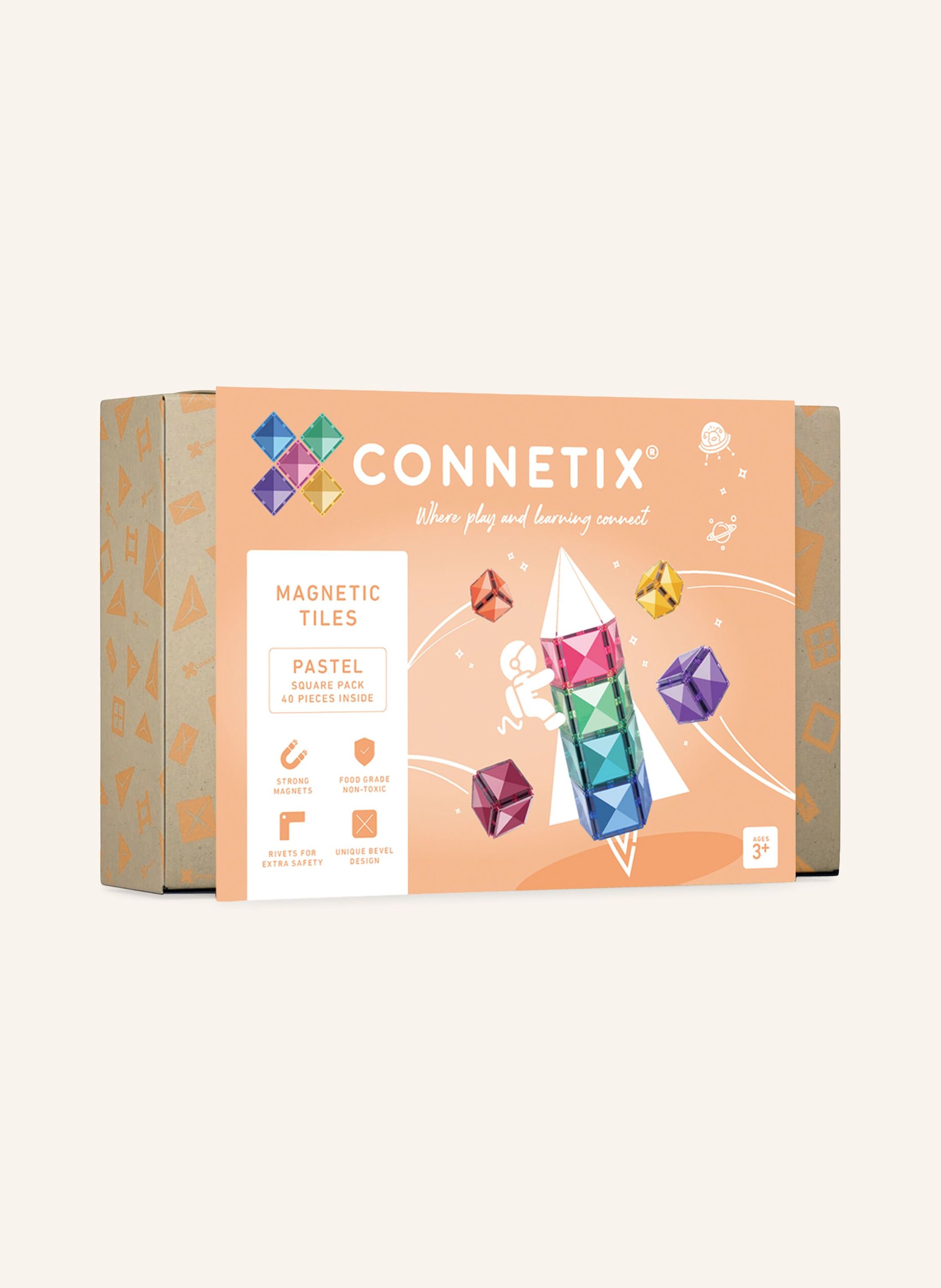 Connetix Quadrat-Set PASTELL