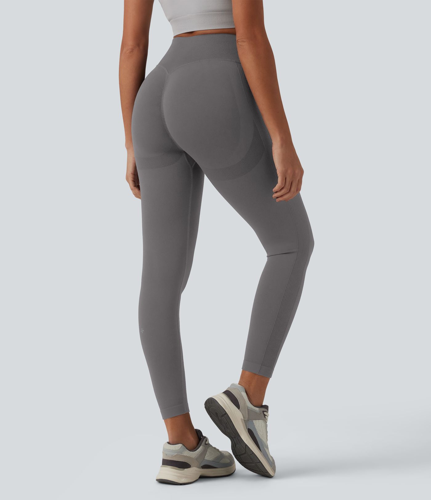 Legging yoga taille haute push-up froncé sans couture OneForm Seamless Flow