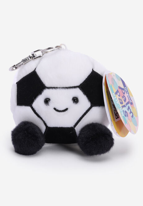Kids Aurora Palm Pals Striker Football Clip-On Key Clip