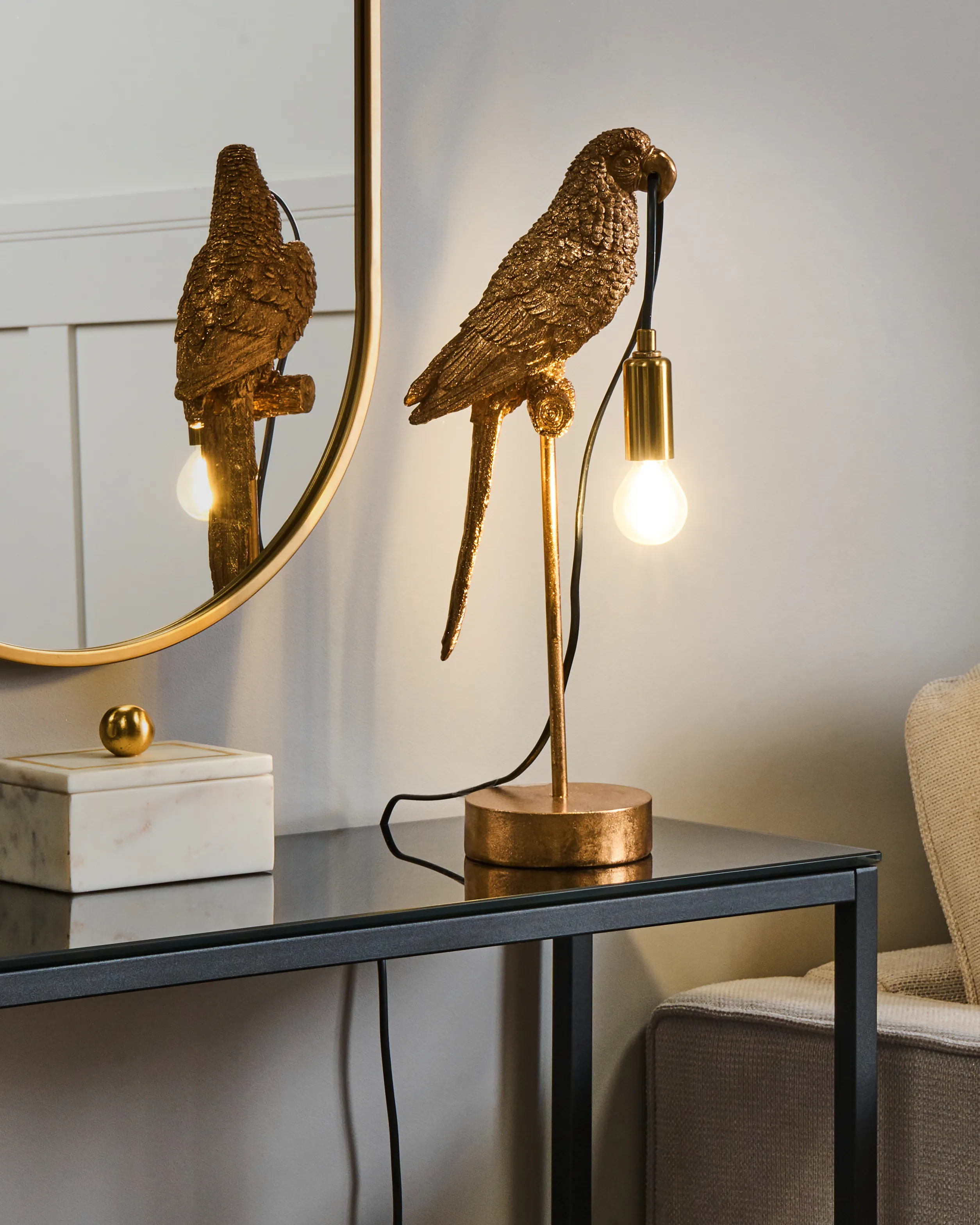 Table Lamp Parrot SINATRA Gold