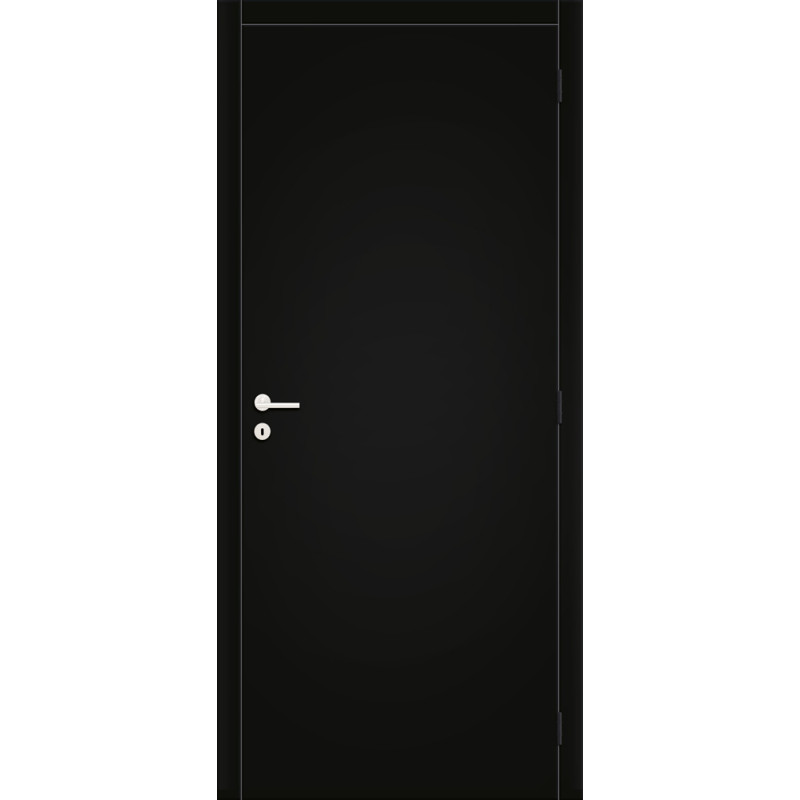 Porte Laminado lisse noir mat 73 x 201,5 cm THYS
