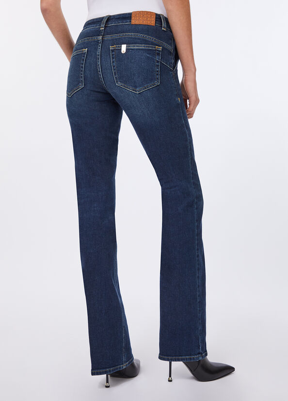 Jeans bootcut a vita bassa