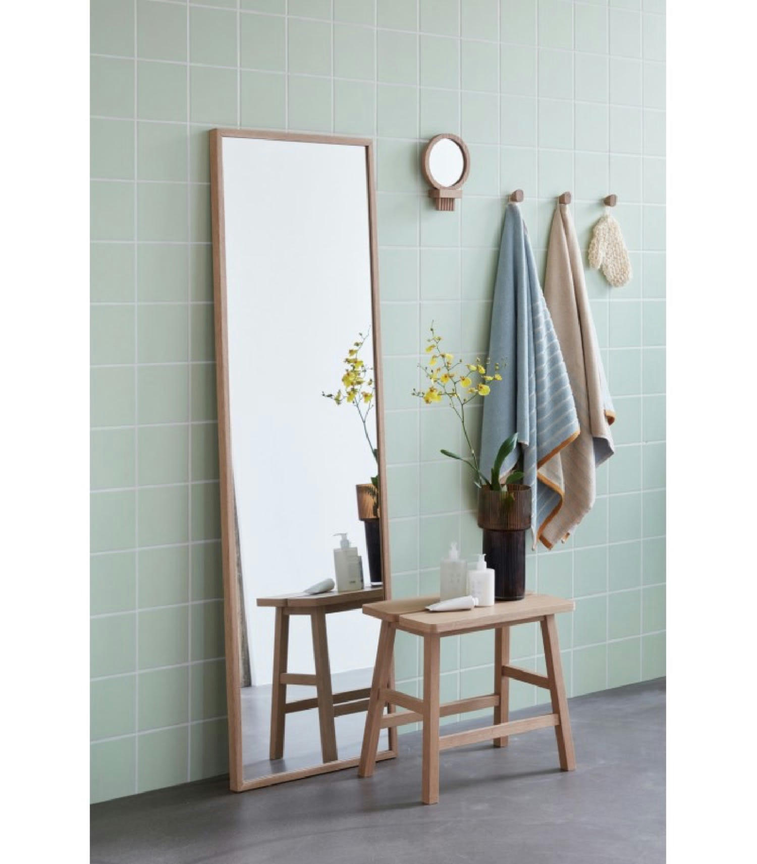 DESIGN - Patère en chêne nature FSC