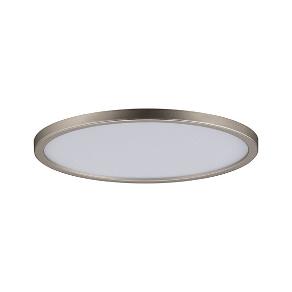 Panneau encastré LED Areorond 180mm11W 770lm 3000K Nickel mat
