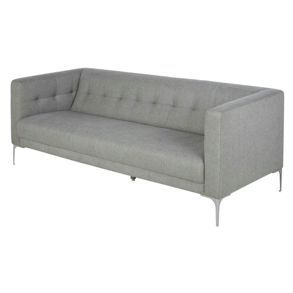 Galager - Canapé 3/4 places gris