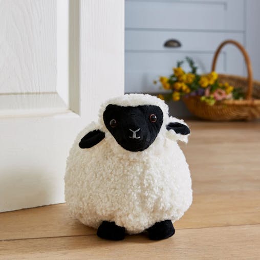 Ulster Weavers Finbar Sheep Shaped Doorstop Brown | 22 x 18 x 15cm
