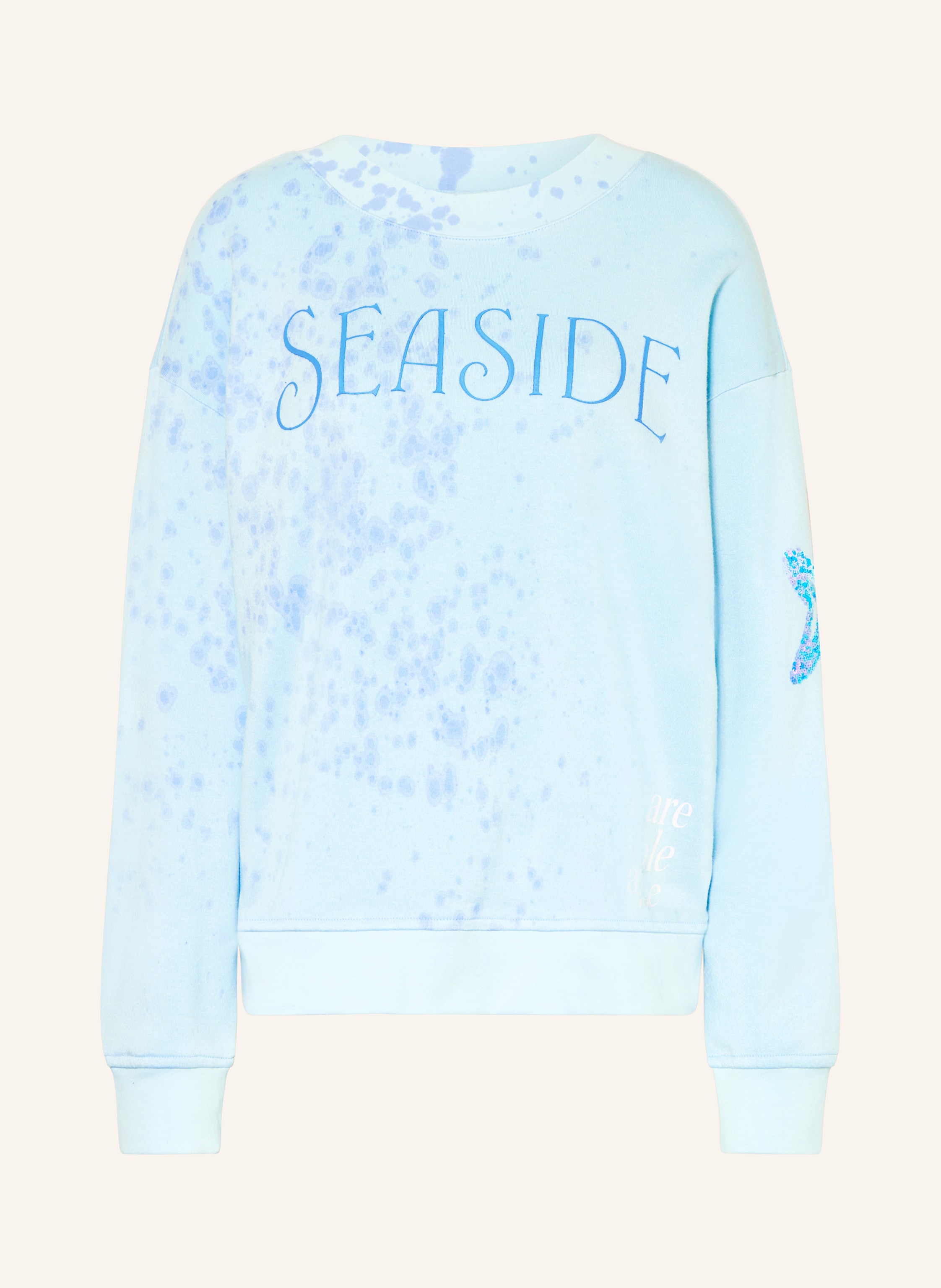 yippie hippie Sweatshirt mit Pailletten