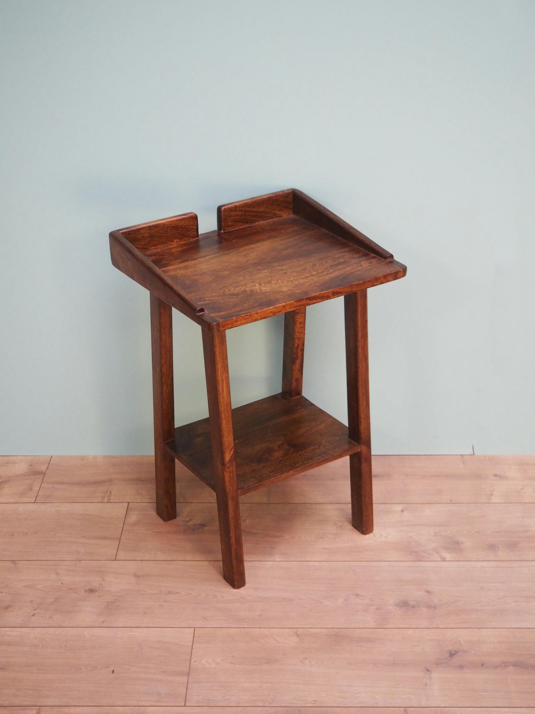 BECKET - Table de chevet en bois marron