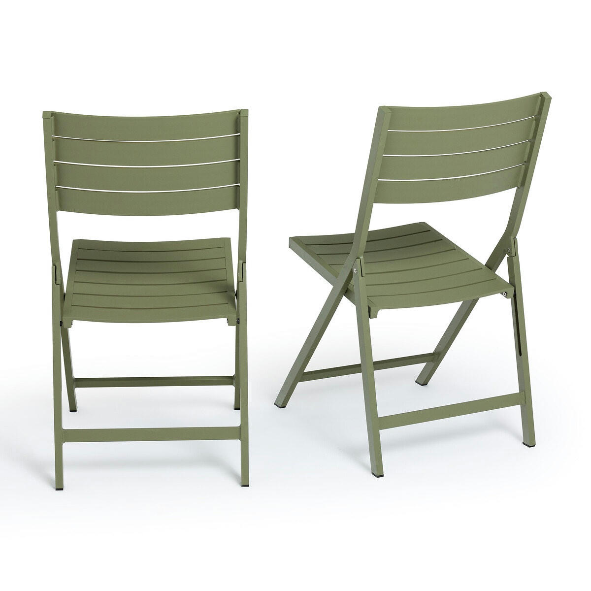 Lot de 2 chaises aluminium, Zapy