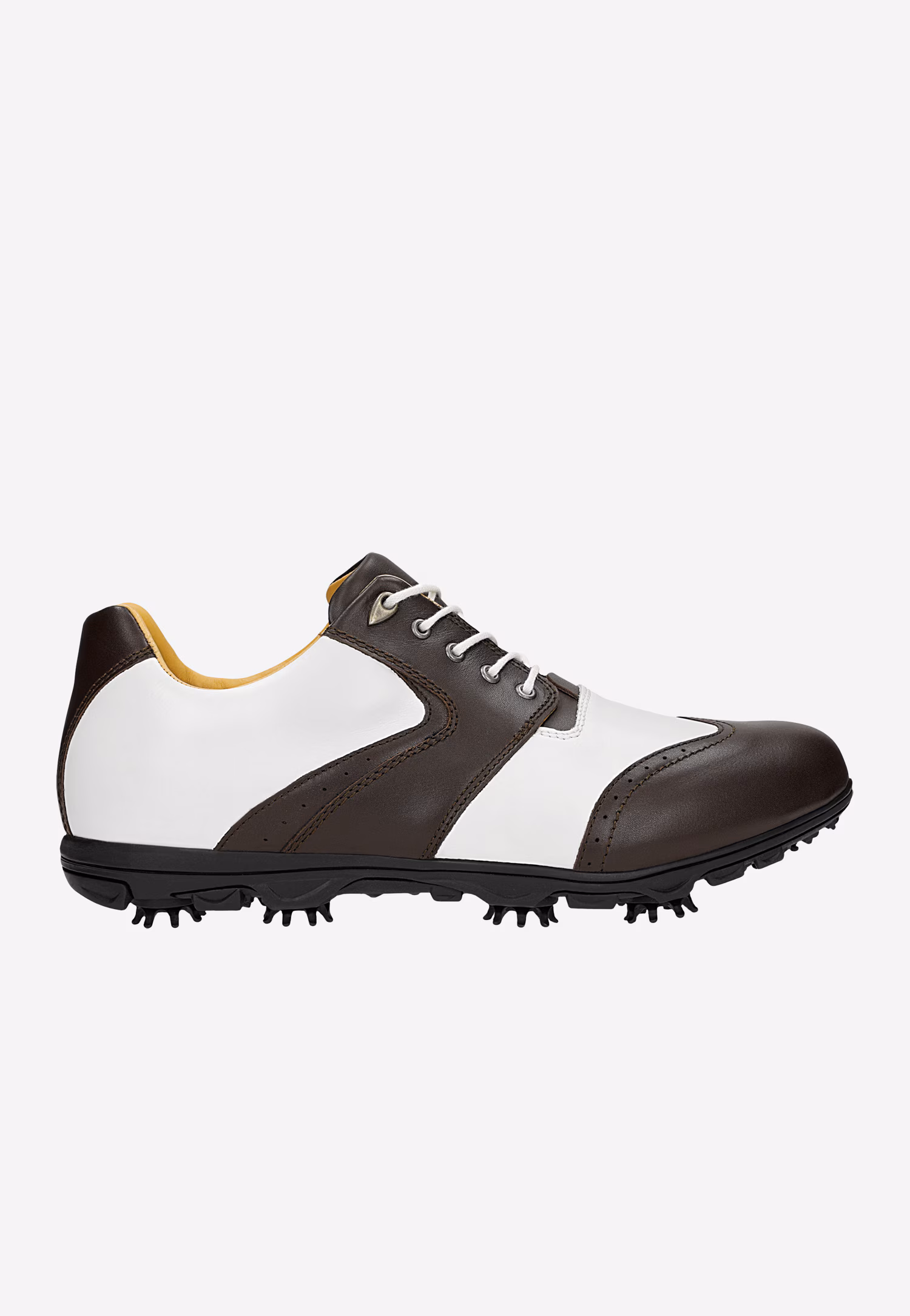 Brązowe męskie półbuty golfowe