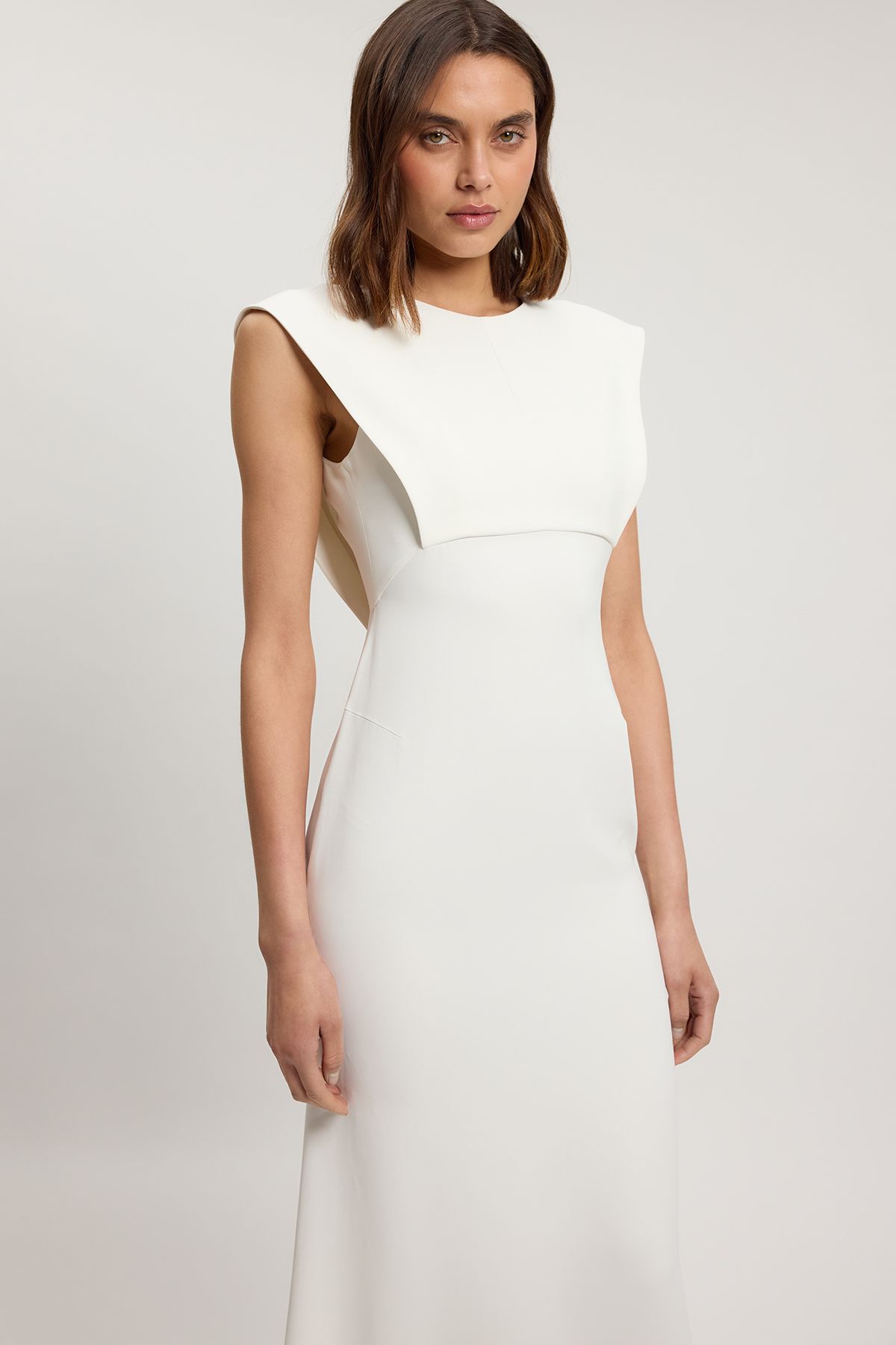 KarenMillen Compact Stretch Viscose Maxi Dress