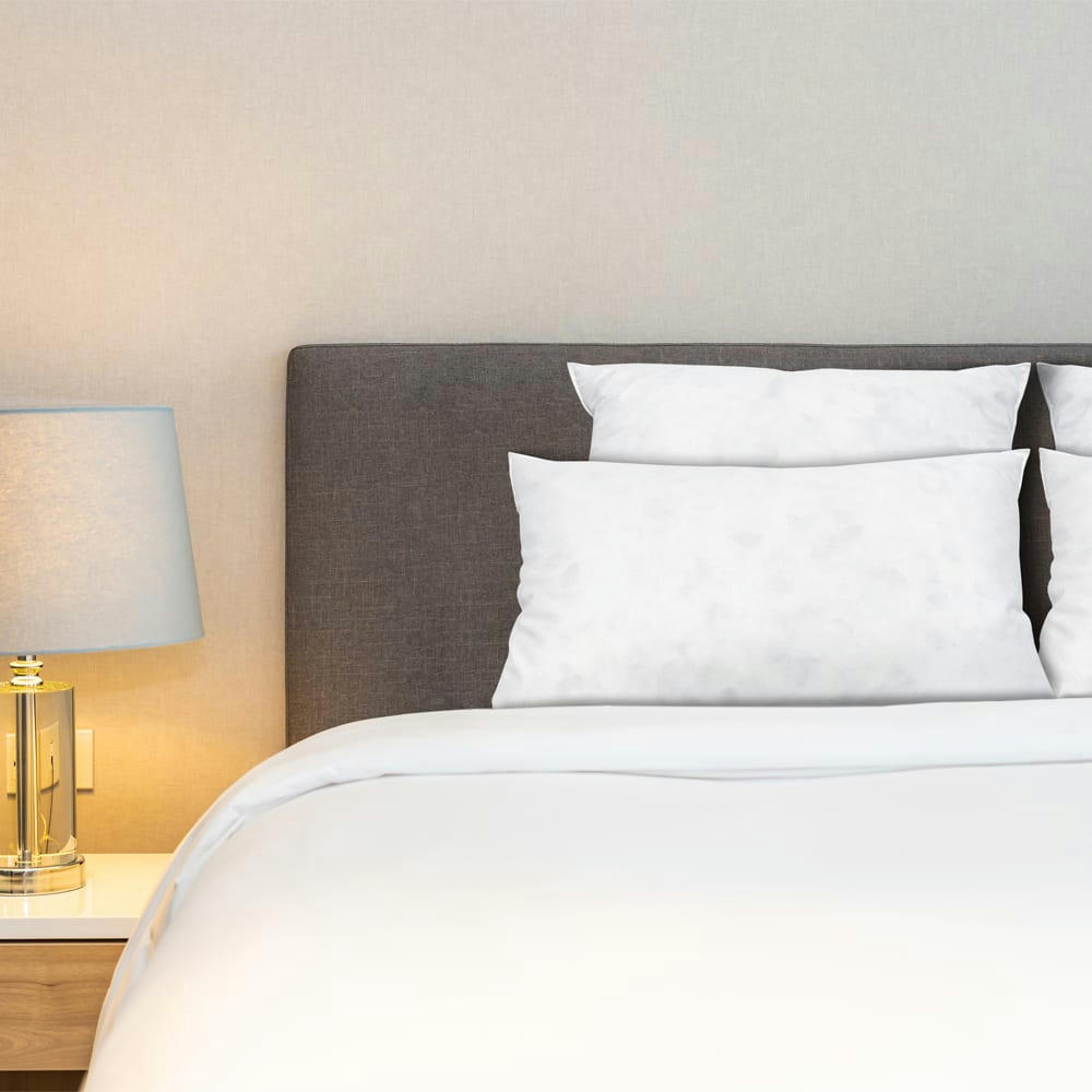 CHAMBORD - Oreiller 60x60   Duvet & Plumes  Mi-ferme