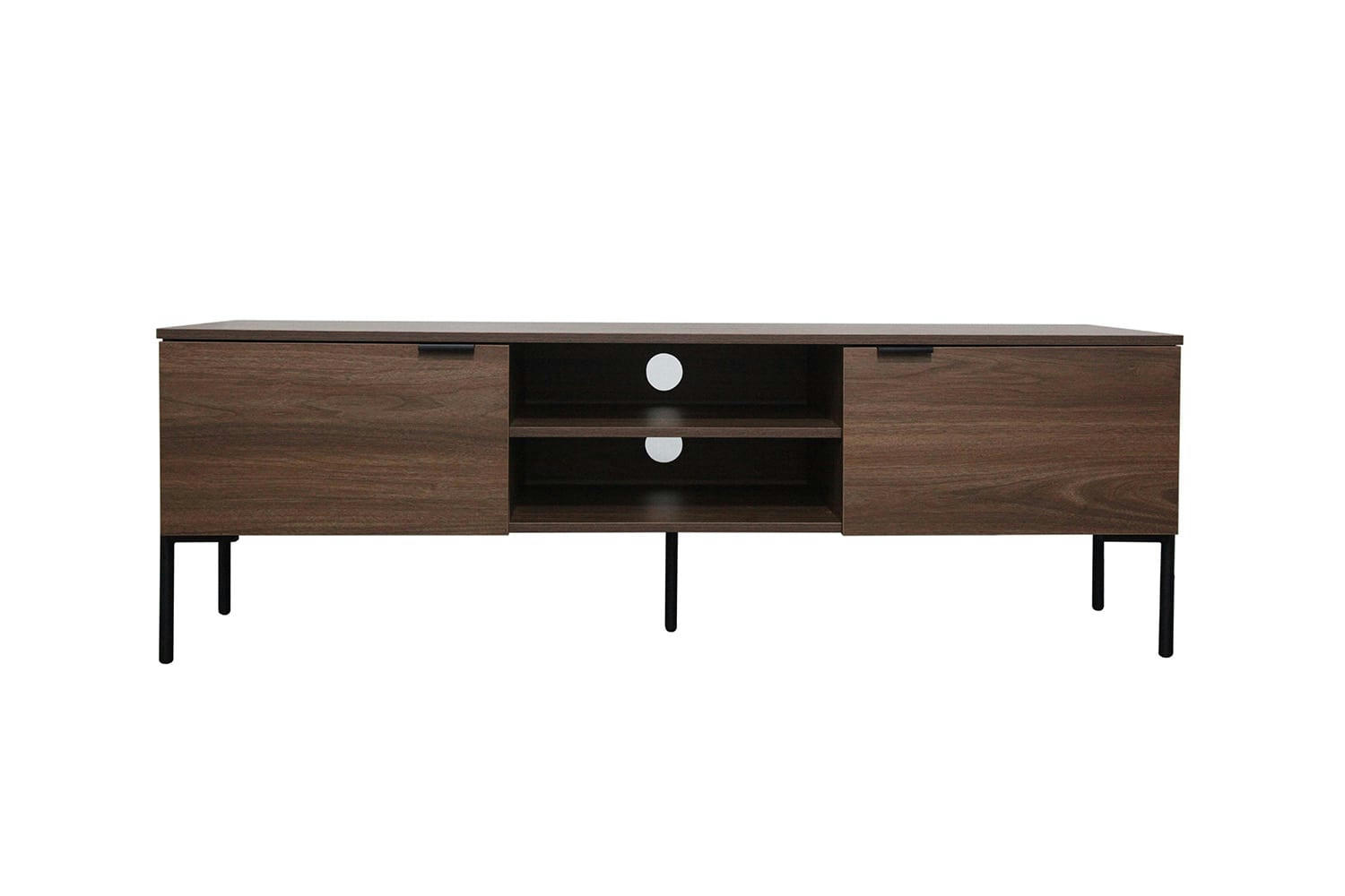 VANCOUVER - Meuble TV vintage avec 2 portes