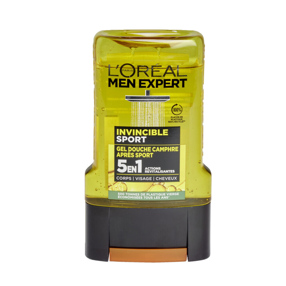 Gel douche homme L'Oréal Men Expert Invincible Sport Camphre 250ml