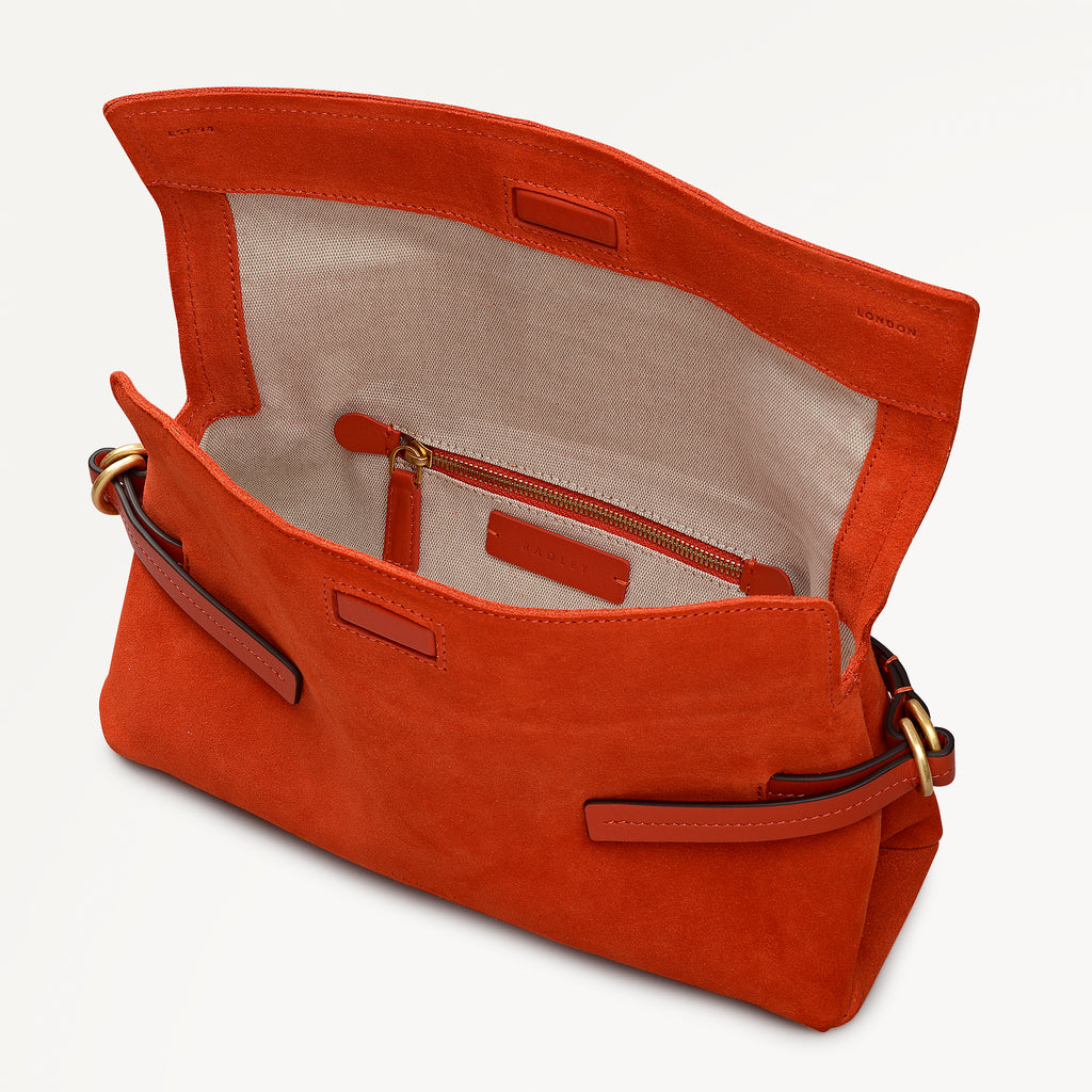 Fleet Street - Medium Flapover Clutch Bag
