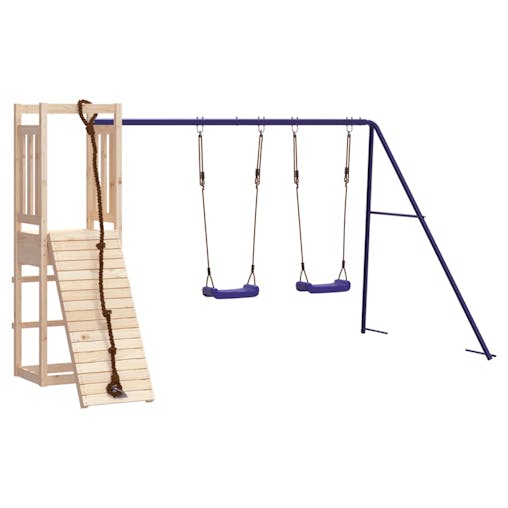 NNEVL Outdoor Playset Solid Wood Pine