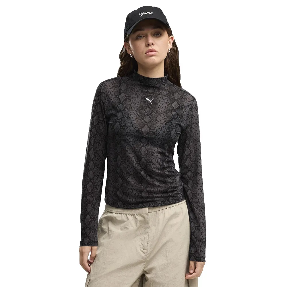 Puma Snake Pack Aop Mesh long sleeve T-shirt