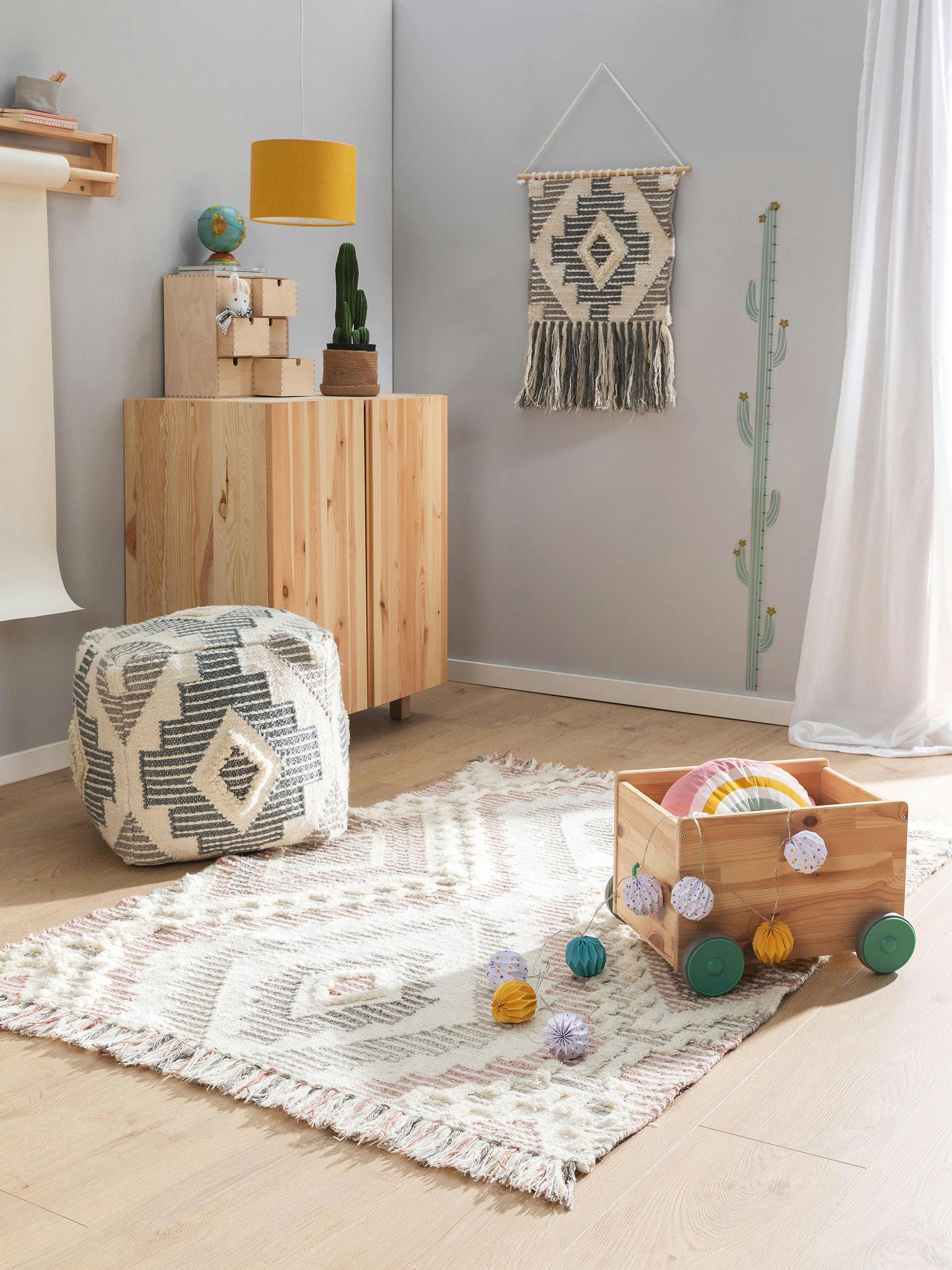 WANDA - Tapis enfant rose 80x120