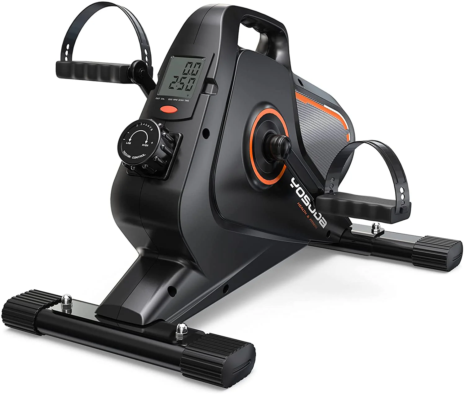 Under Desk Bike Pedal Exerciser �C Quiet, Adjustable Resistance, Compact  Portable for Arm/Leg Workouts