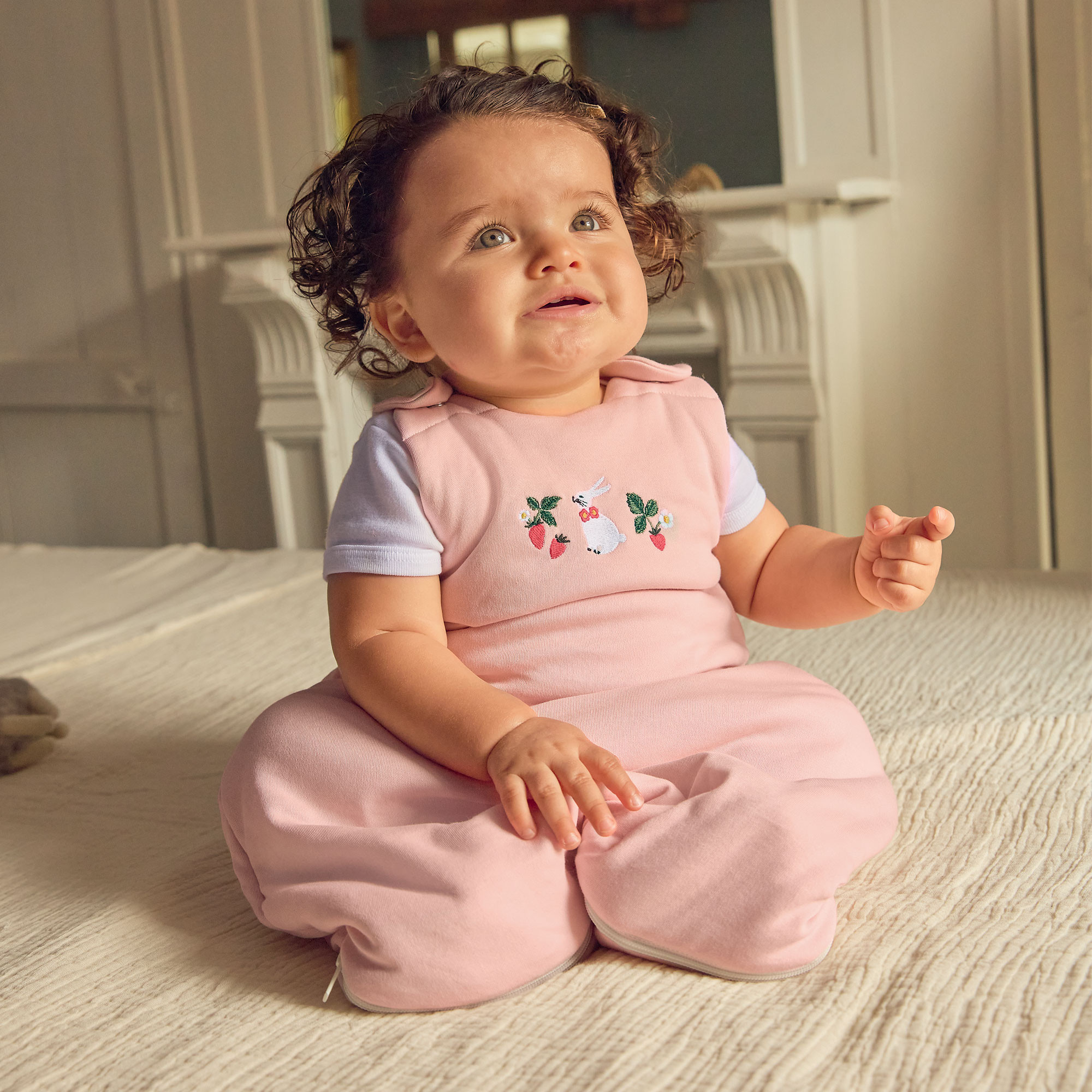 Gigoteuse matelassée brodéeFraises et compagnie