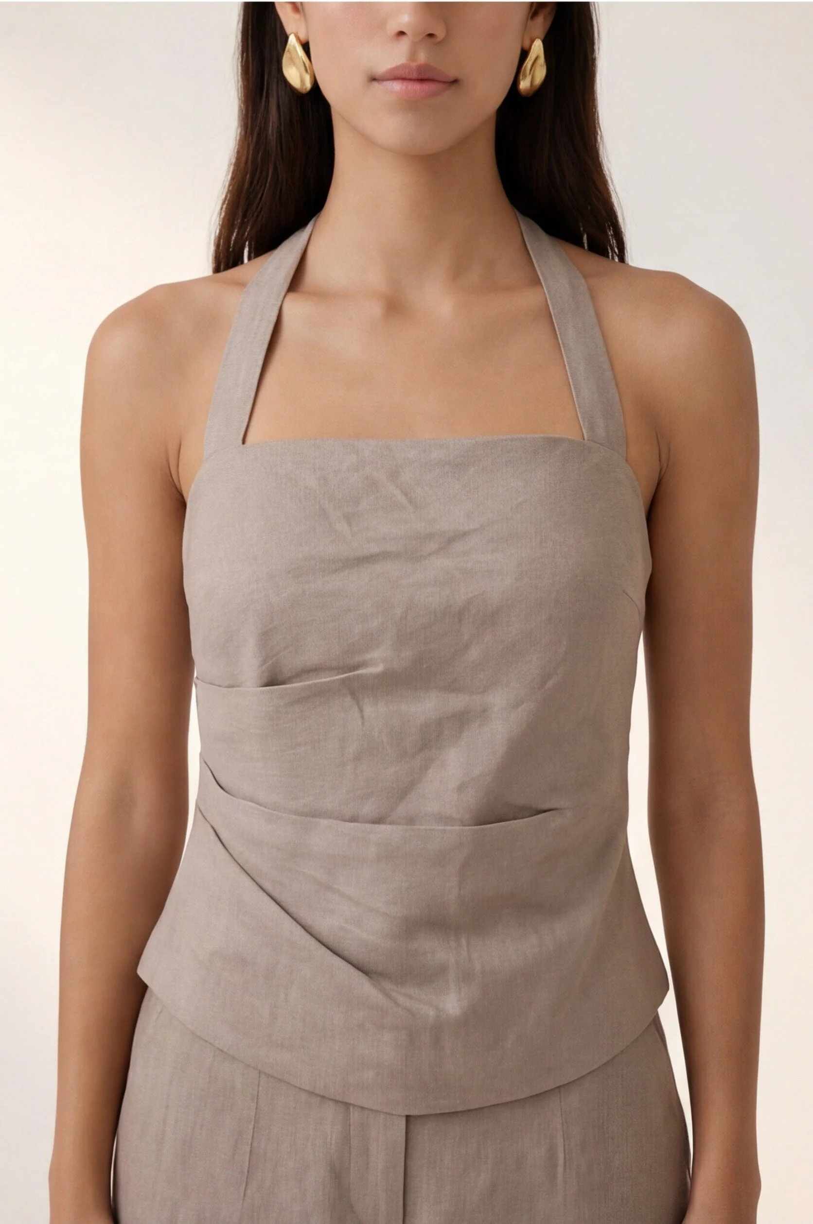 TOP DOS NU LIN - CHELSEA - TAUPE
