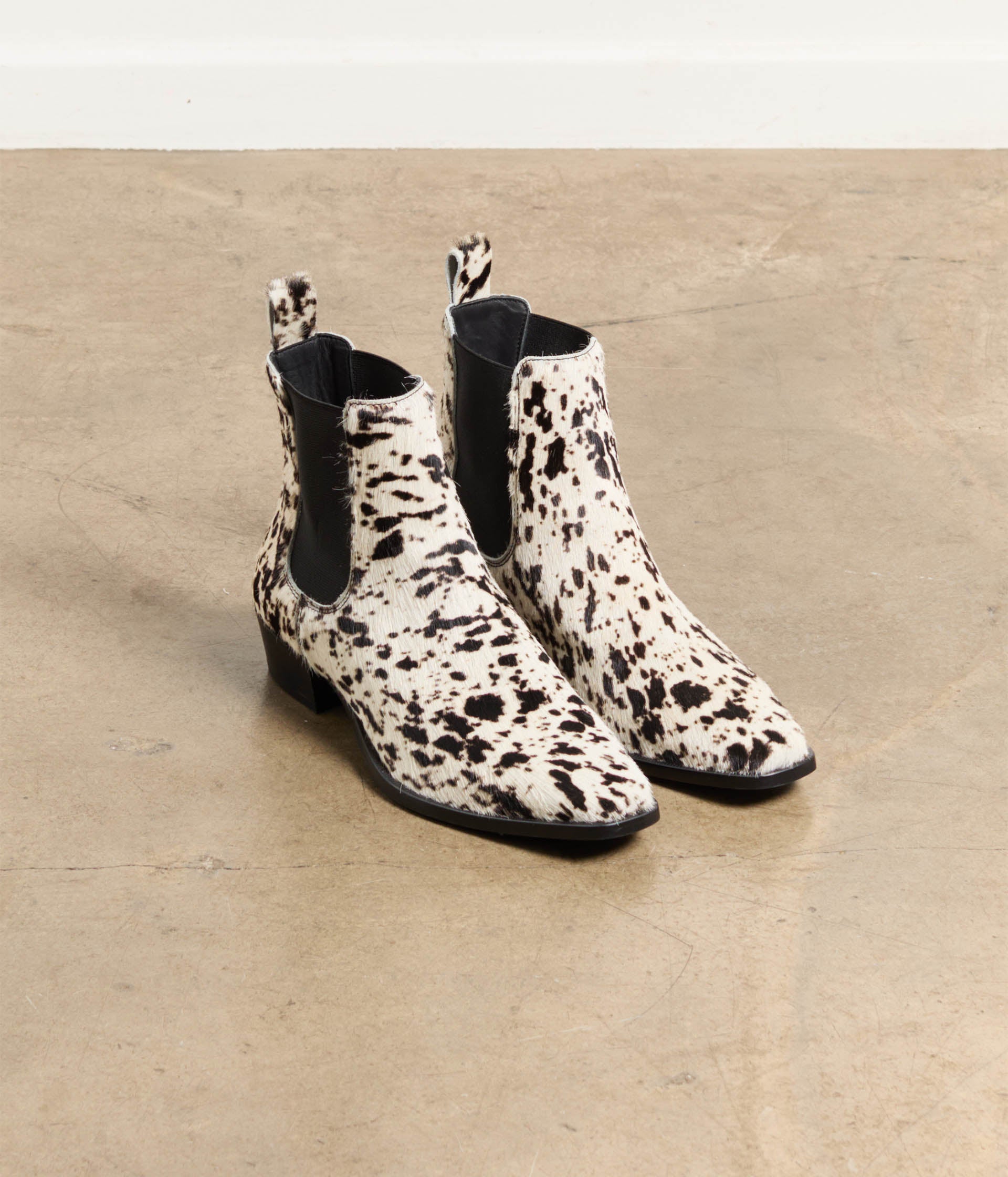 Boots motif vache Pongo