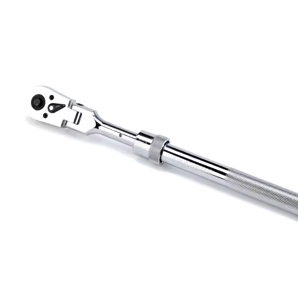 MAXIMUM 3/8-in Drive Flex Head Extendable Ratchet, CRV, Nickel-Chrome Plating, 10-in-15-in