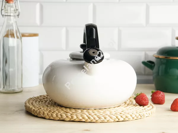 Czajnik emaliowany 2,5 L Forchetto - Luna Bianco 1FO.CZA.1123