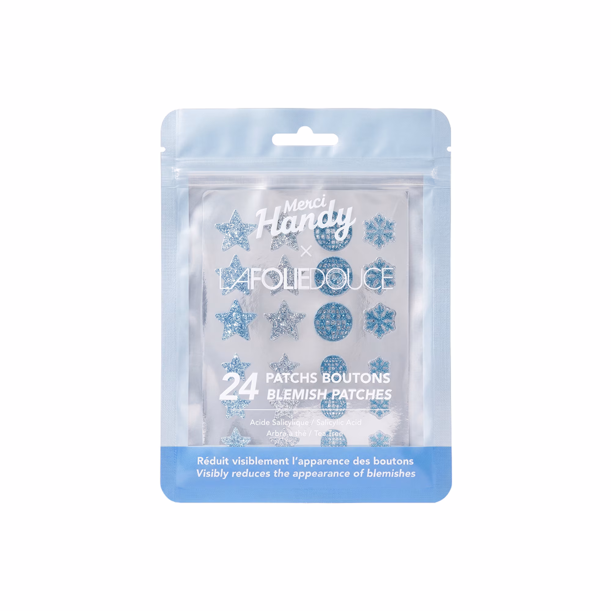 MERCI HANDY × LA FOLIE DOUCE™Patchs boutons (x24 patchs)