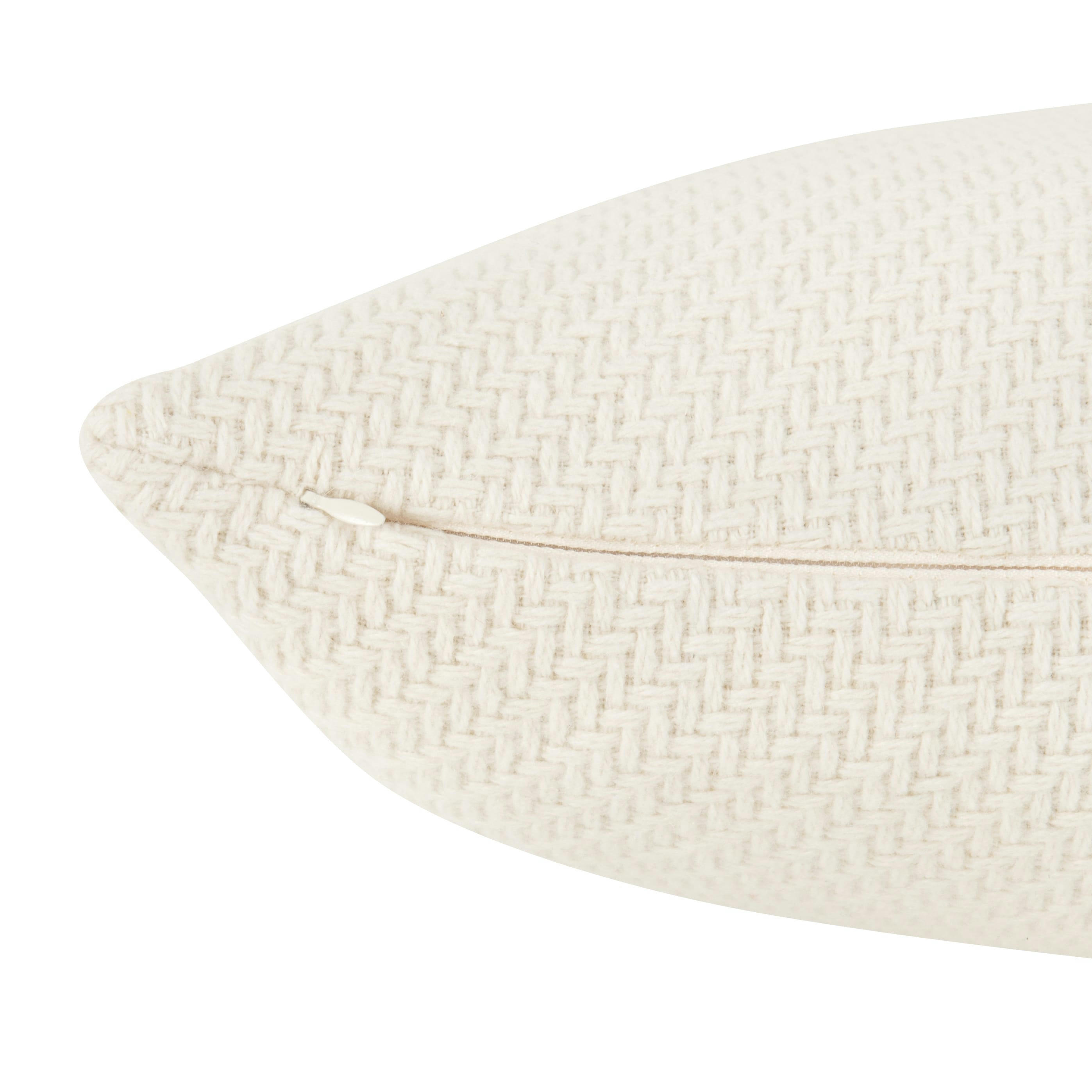 - Housse de coussin écrue, 40x40