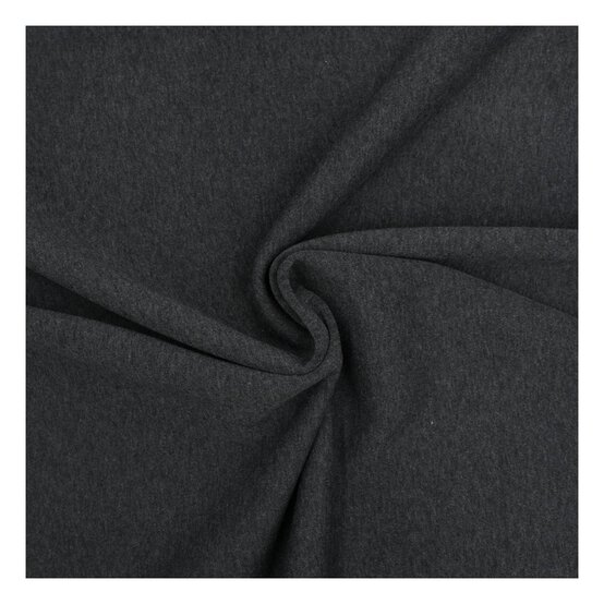 Dark Grey Terry Fabric by the Metre